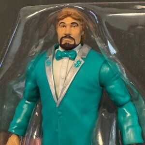 WWE Million Dollar Man Ted DiBiase Green Basic Series Flashback figure loose new